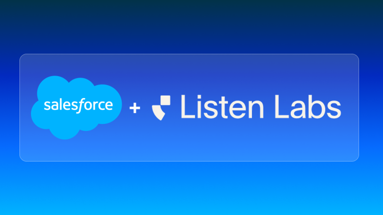 Salesforce 签署协议以约 20 亿美元收购 AI 客户研究平台 Listen Labs